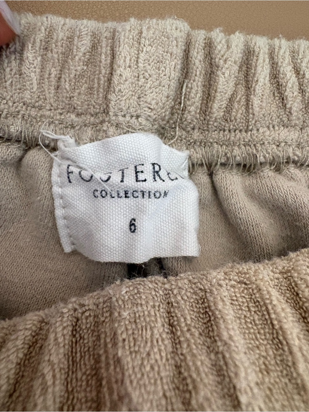 Foster Collection Kids' Tan Terry Shorts - Comfortable Elastic Waist
